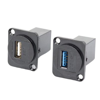 ماژول سوکت انتقال گیربکس نوع D USB3.0 2.0 سوکت دوبار عبور زن به سوکت زن